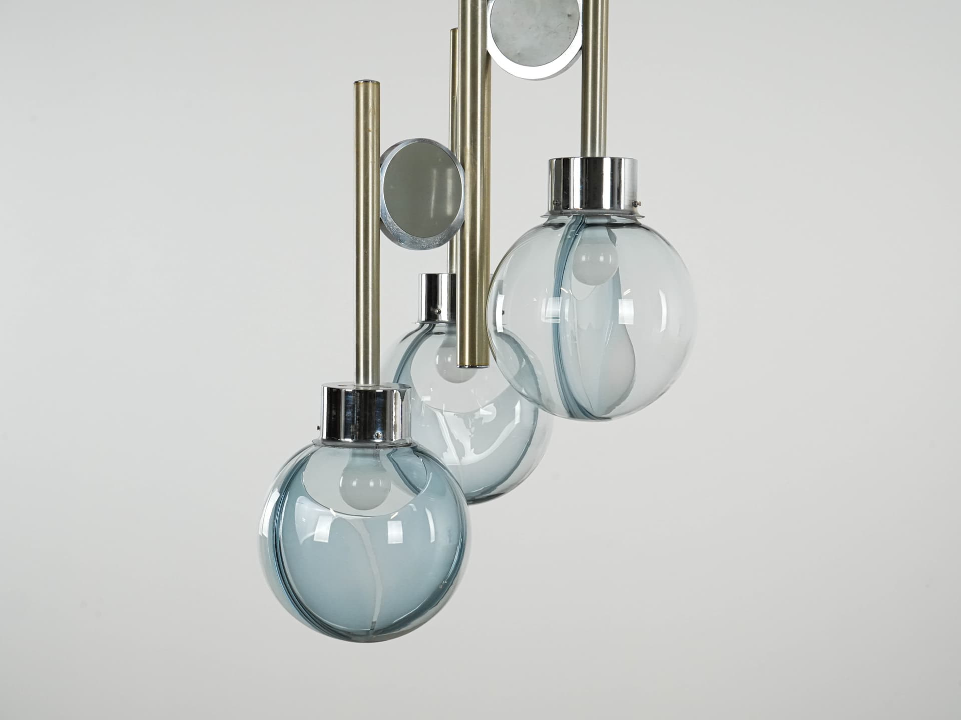 Żyrandol Space Age, szkło Murano, Włochy, lata 70. - 131115
