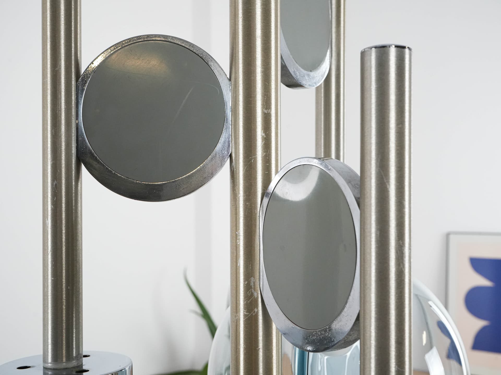 Żyrandol Space Age, szkło Murano niebieski, Włochy, lata 70. - 131130