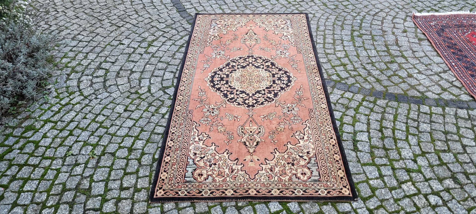 Gobelín Art déco, beżowy, 180x92cm, lata 20. - 131267