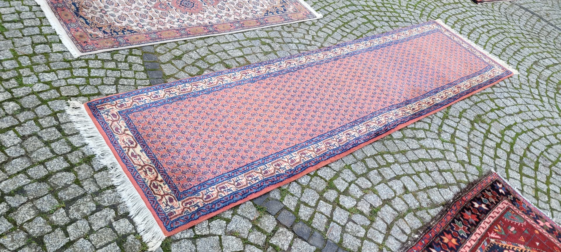 ORIENTALNY INDO SAROUG MIR PERSKI DYWAN RĘCZNIE TKANY 75/285CM - 131358