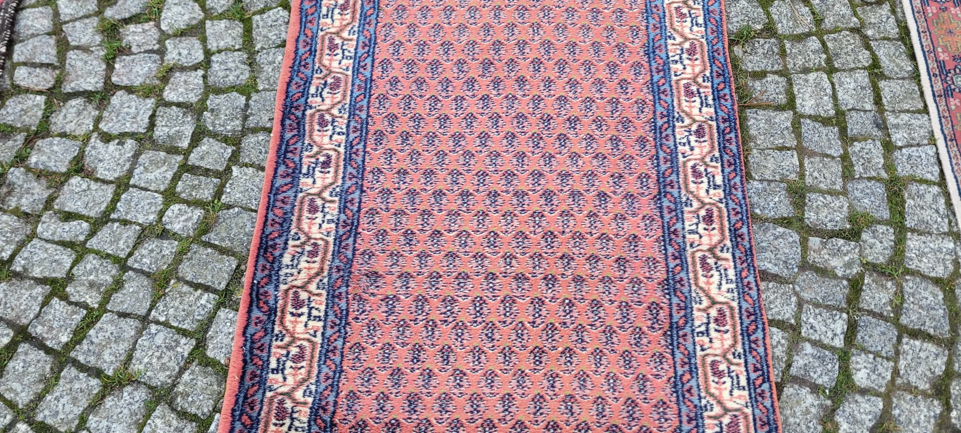 ORIENTALNY INDO SAROUG MIR PERSKI DYWAN RĘCZNIE TKANY 75/285CM - 131351