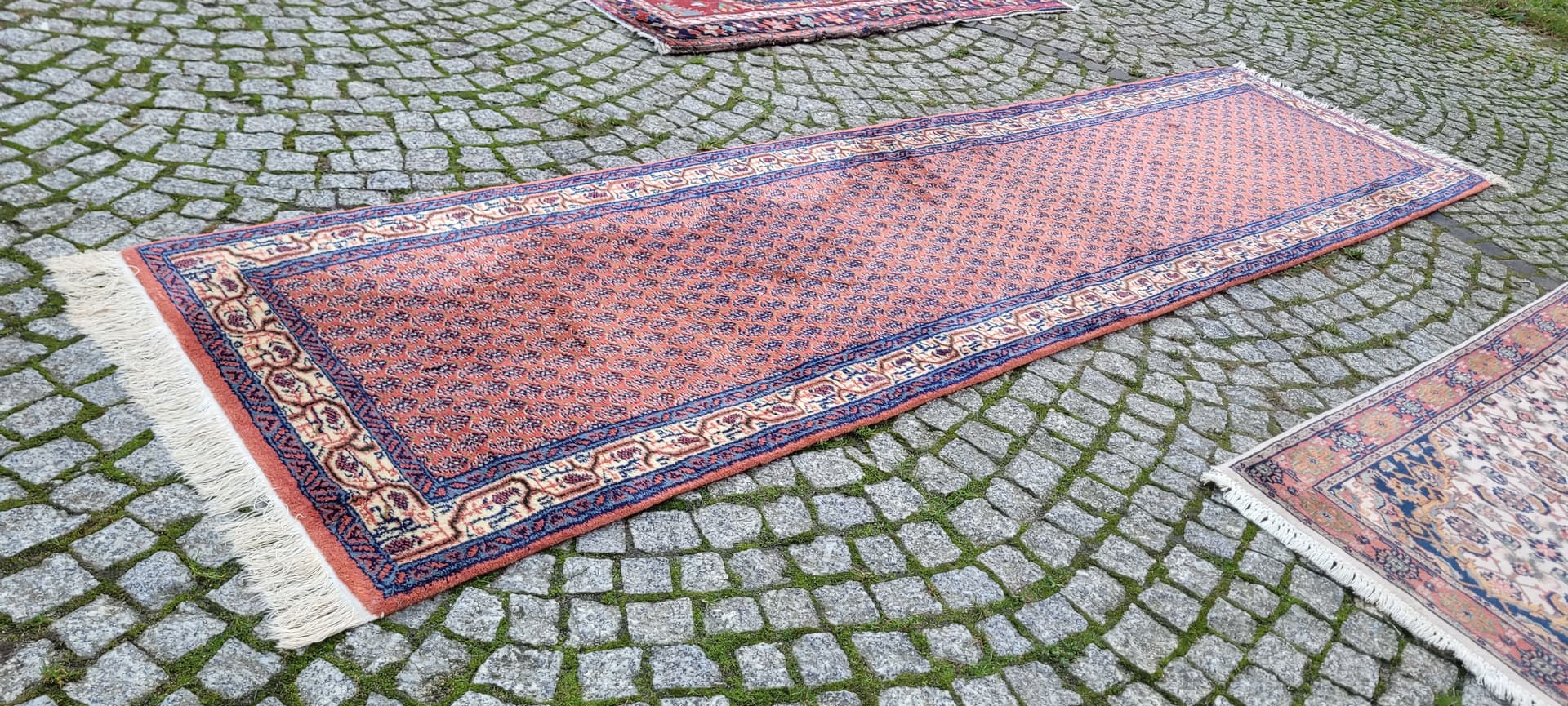 ORIENTALNY INDO SAROUG MIR PERSKI DYWAN RĘCZNIE TKANY 75/285CM - 131354