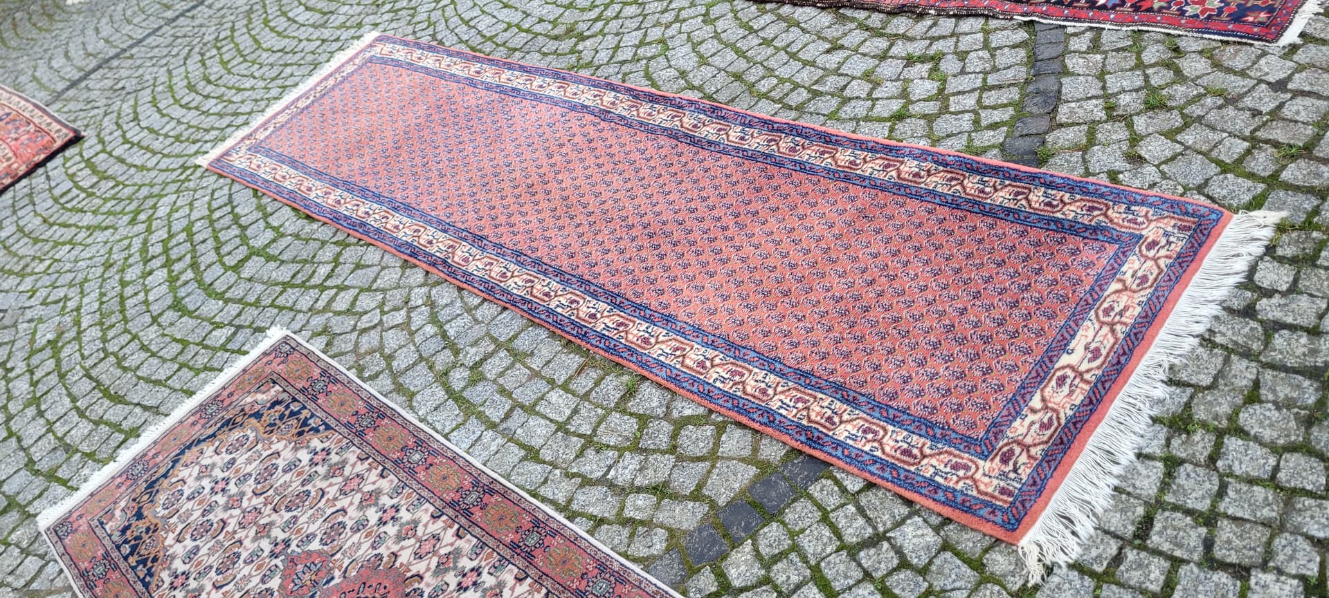 ORIENTALNY INDO SAROUG MIR PERSKI DYWAN RĘCZNIE TKANY 75/285CM - 131352