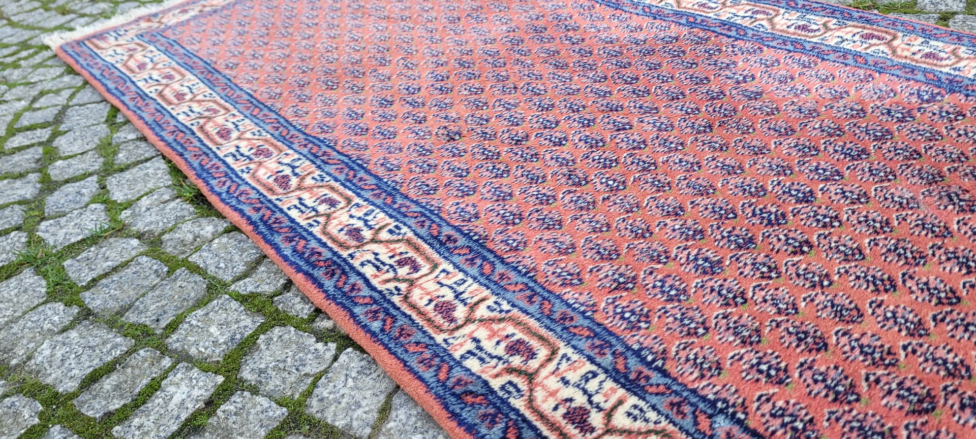 ORIENTALNY INDO SAROUG MIR PERSKI DYWAN RĘCZNIE TKANY 75/285CM - 131347