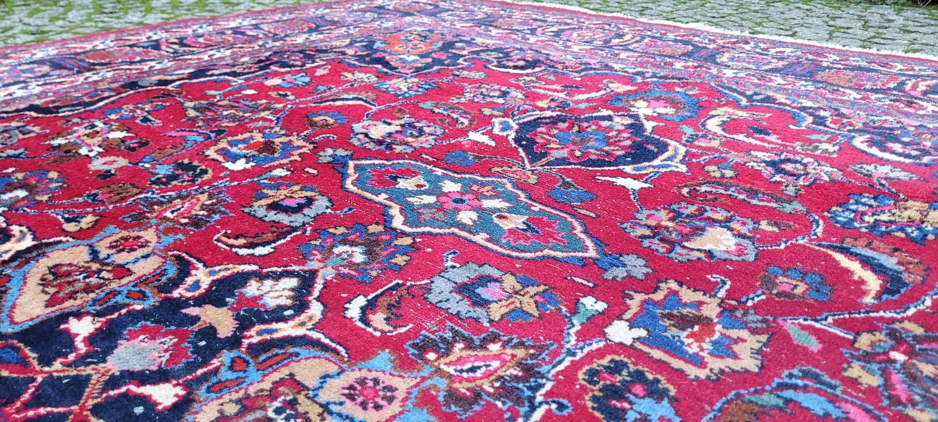 Dywan Meshed, 210x325 cm, multikolor, wełna, Iran, pocz. XX w. - 131390