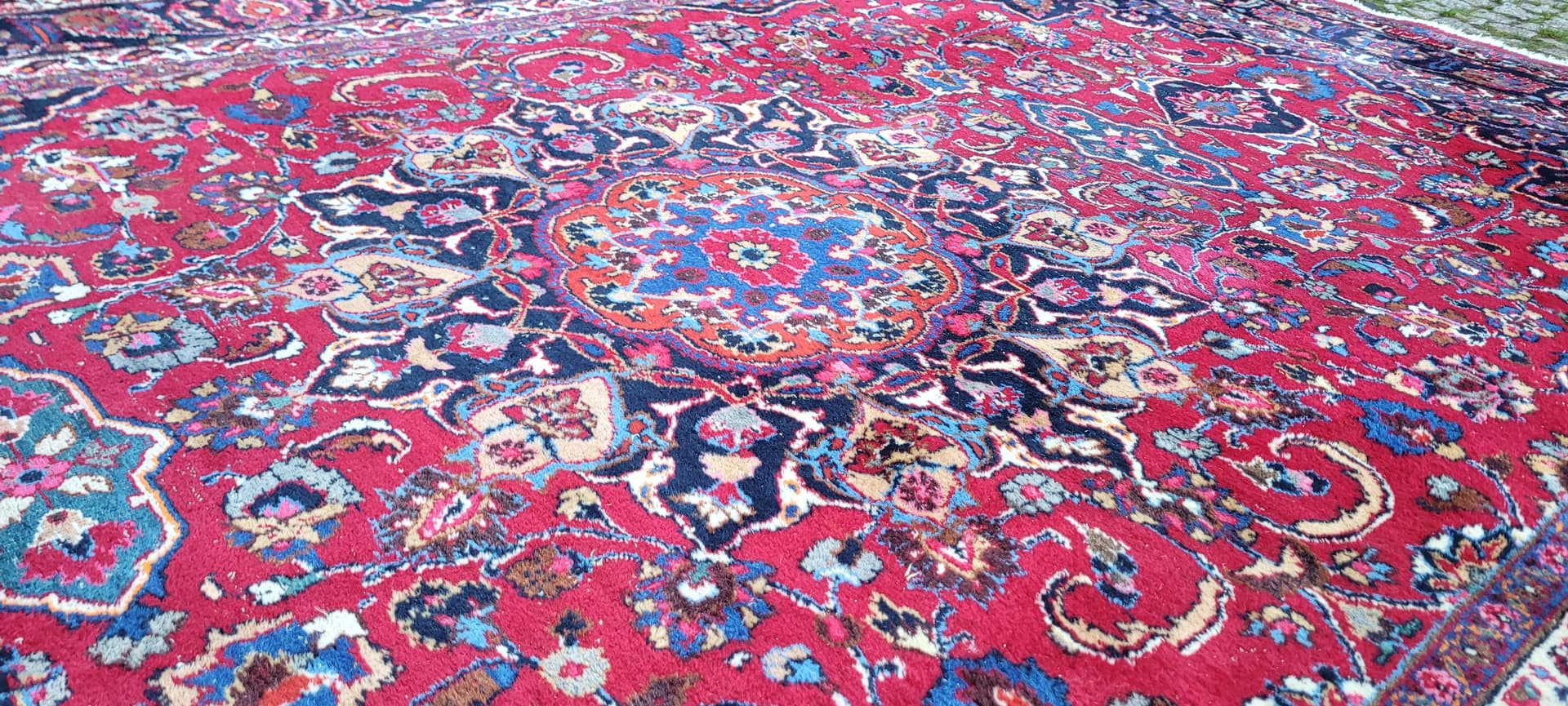 Dywan Meshed, 210x325 cm, multikolor, wełna, Iran, pocz. XX w. - 131393