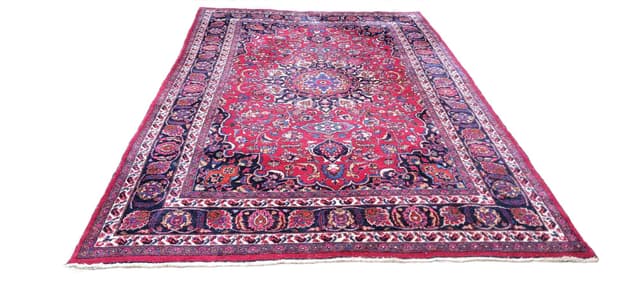 Dywan Meshed, 210x325 cm, multikolor, wełna, Iran, pocz. XX w. - WYMIARY