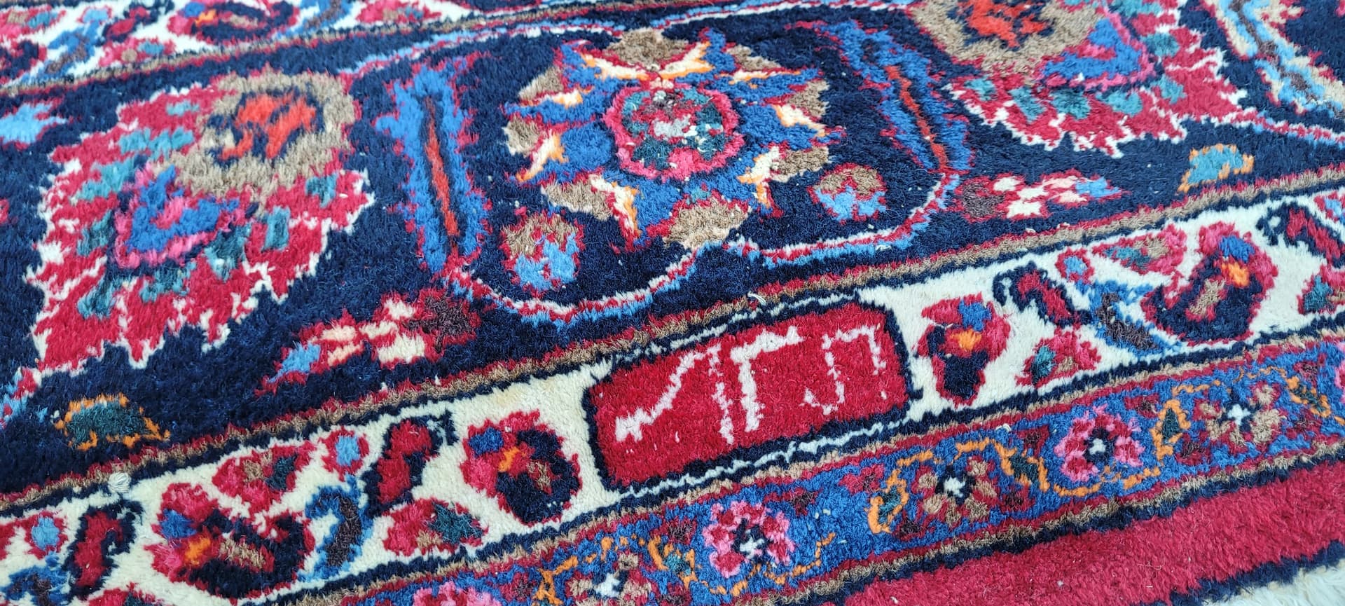 Dywan Meshed, 210x325 cm, multikolor, wełna, Iran, pocz. XX w. - 131391