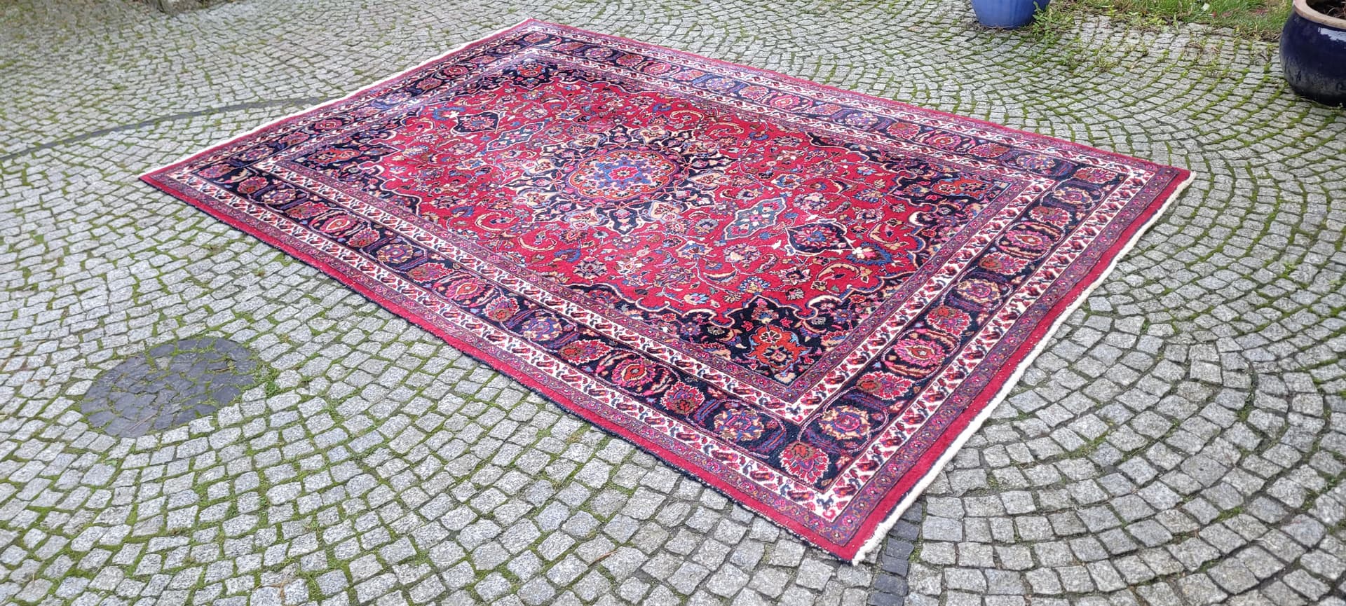 Dywan Meshed, 210x325 cm, multikolor, wełna, Iran, pocz. XX w. - 131397