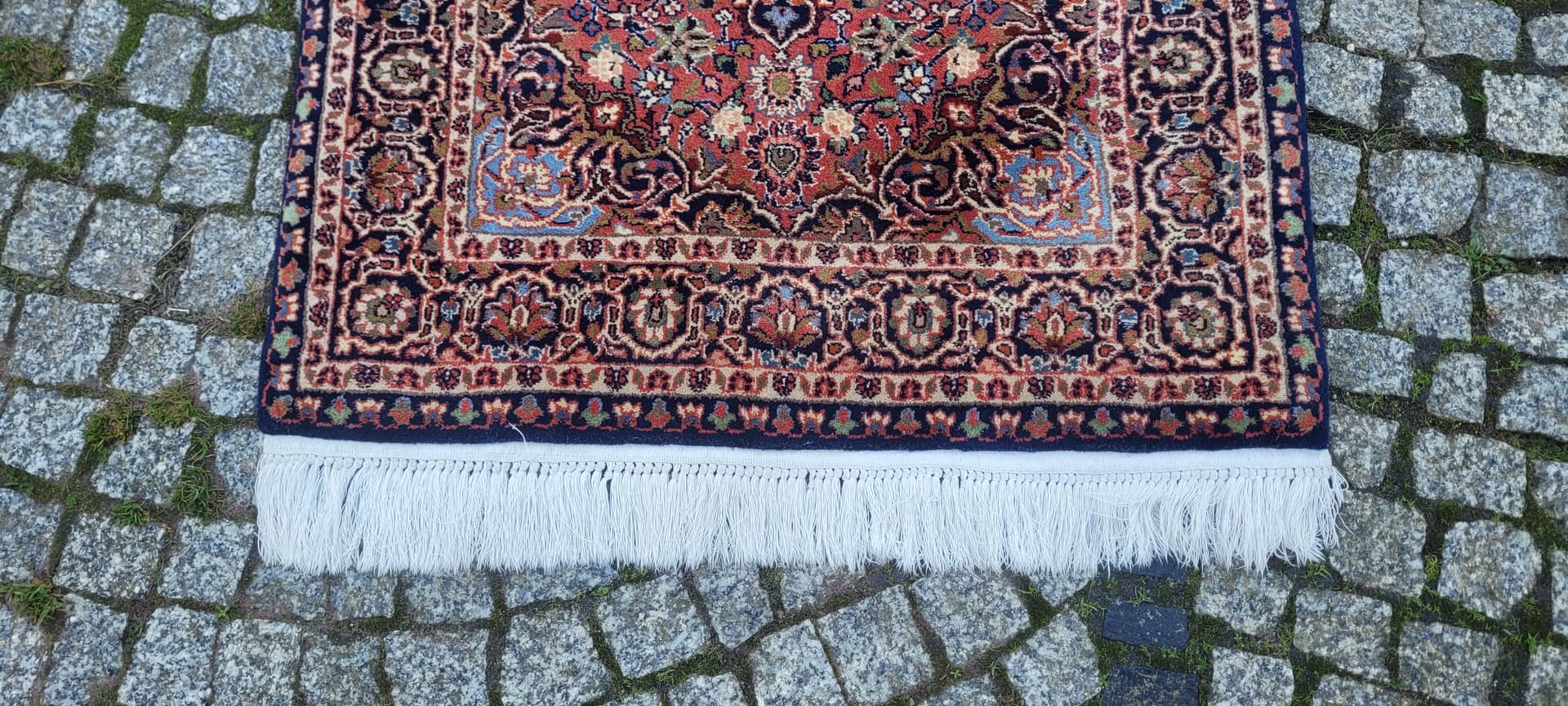 Dywan Indo Keshan, 82x142 cm, czerwony, wełna, Indie - 131602