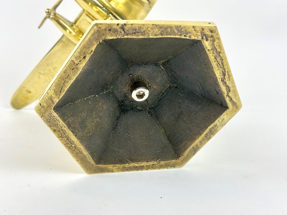 Model biurkowy samolotu Mosquito, złoty, mosiądz, Wielka Brytania, lata 40. - 149603