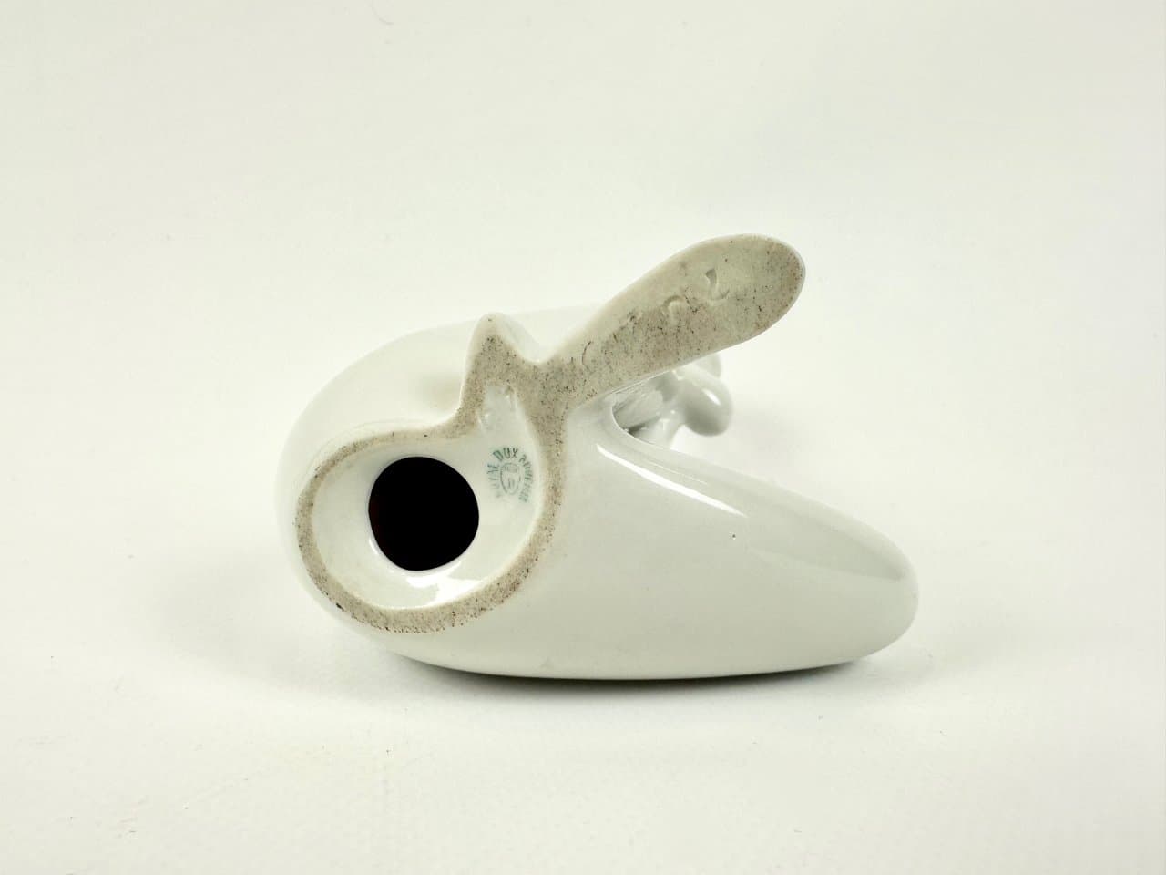 Porcelain figurine, white, by J. Forejtova, Royal Dux Bohemia, Czechoslovakia, 1960s. - 149790