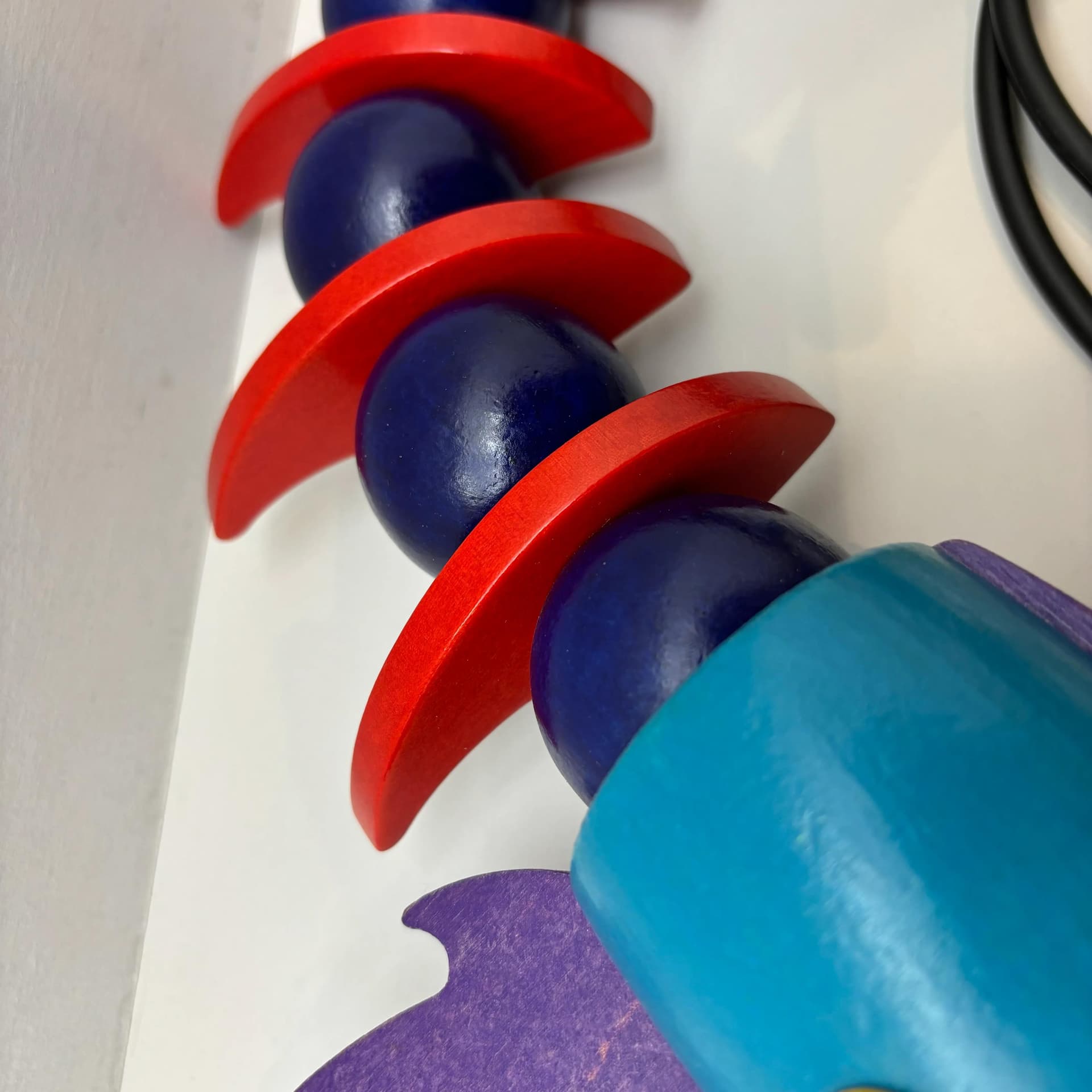 Wielokolorowa lampka biurkowa Pop Art, Haba, Niemcy, lata 90. - 8974