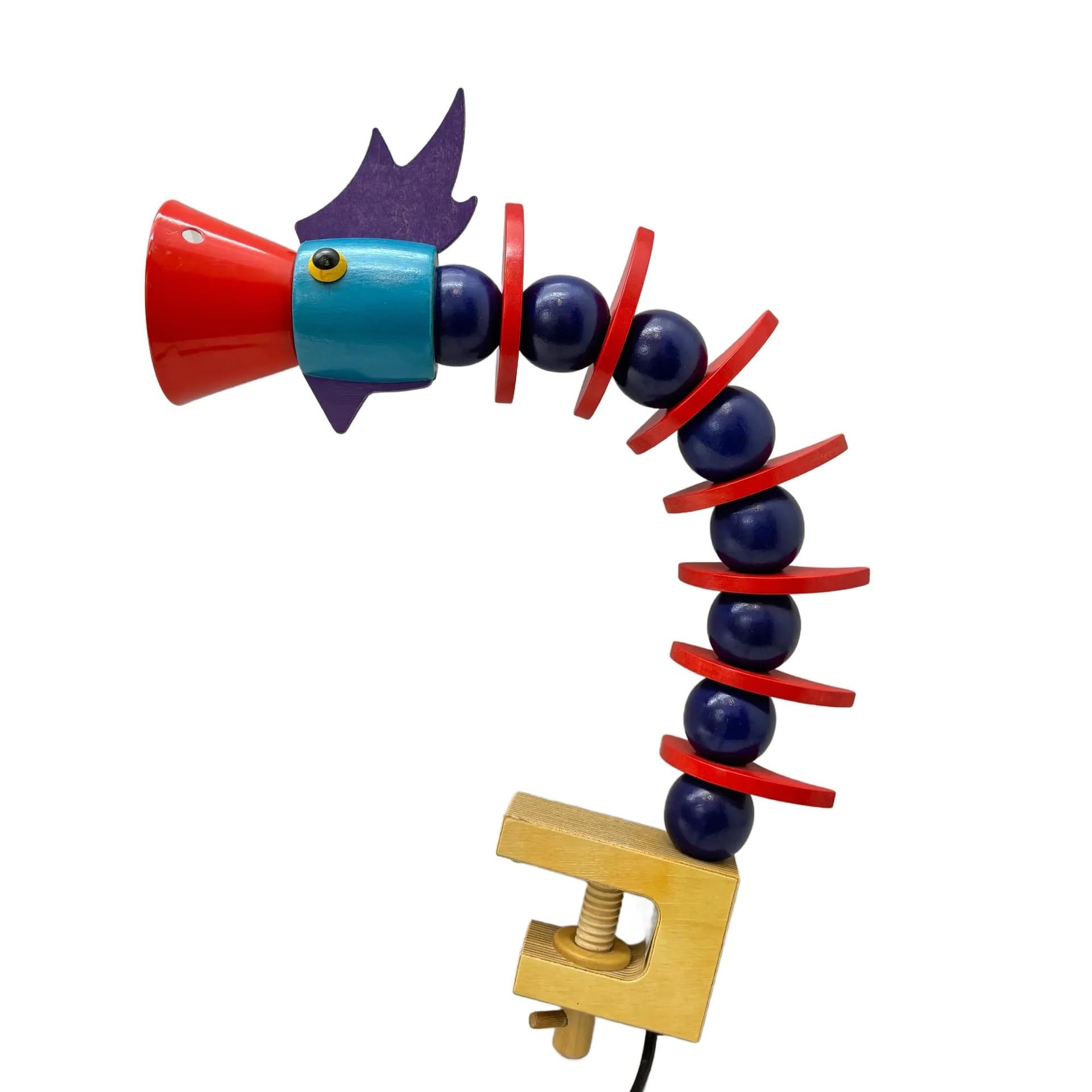 Wielokolorowa lampka biurkowa Pop Art, Haba, Niemcy, lata 90.