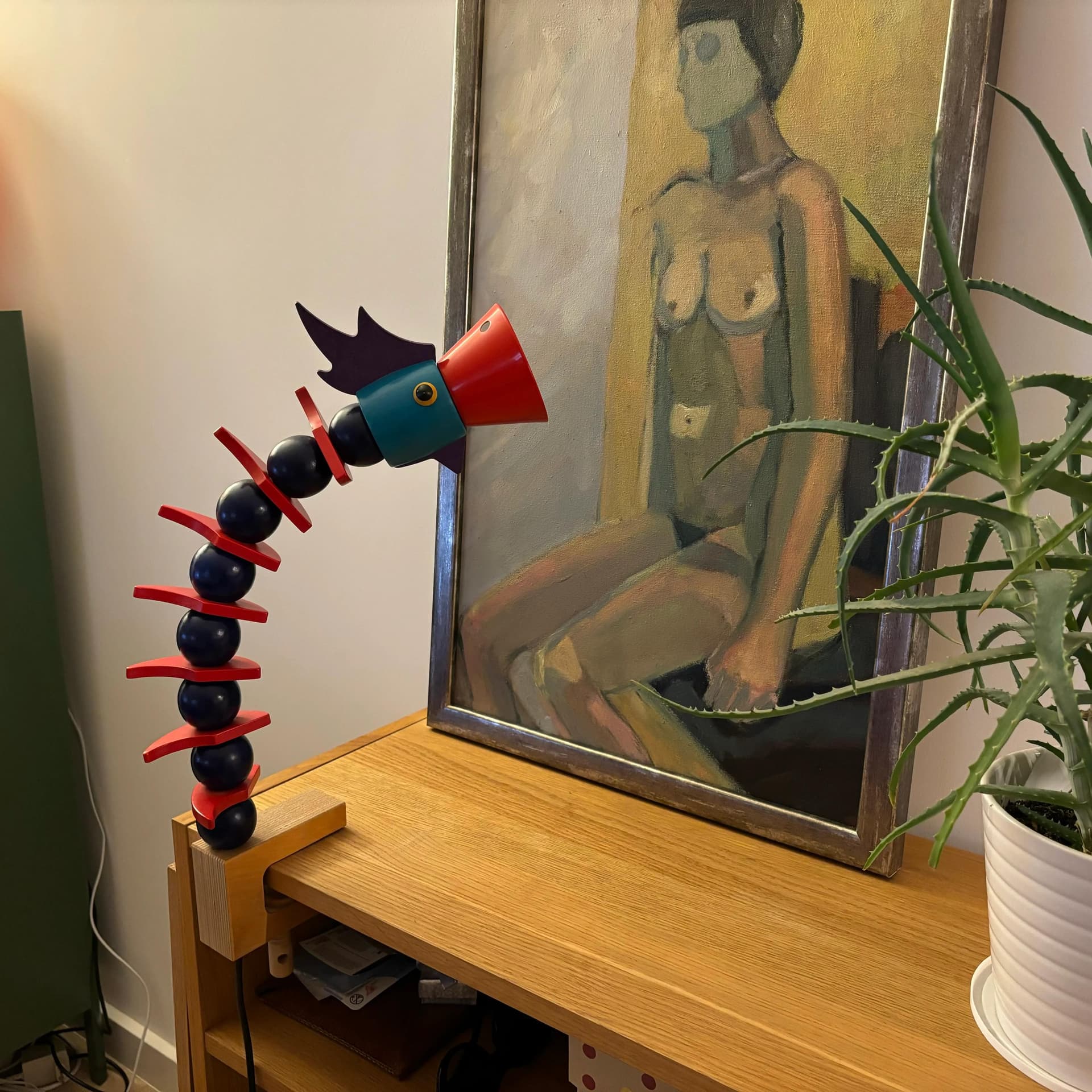 Wielokolorowa lampka biurkowa Pop Art, Haba, Niemcy, lata 90. - 8966