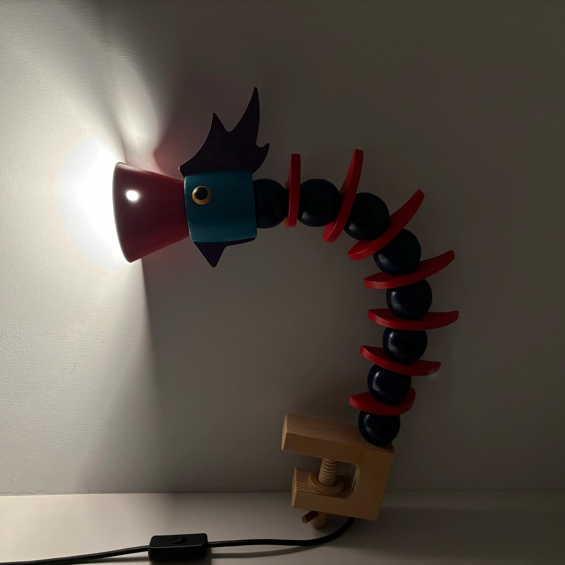 Wielokolorowa lampka biurkowa Pop Art, Haba, Niemcy, lata 90. - 8968