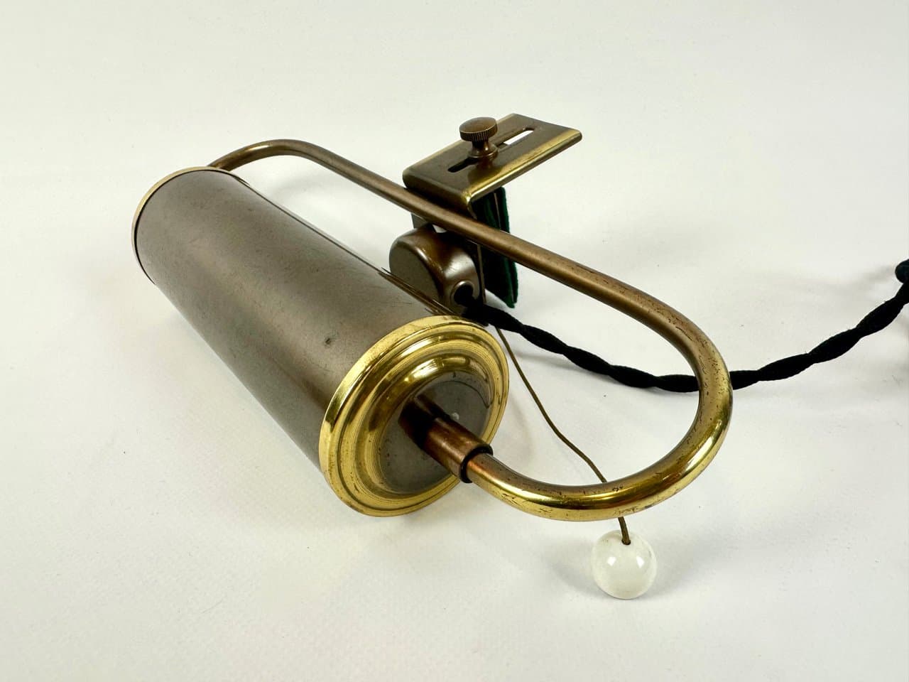 Piano lamp Art Deco, golden brass, Germany, 1930s - 149873