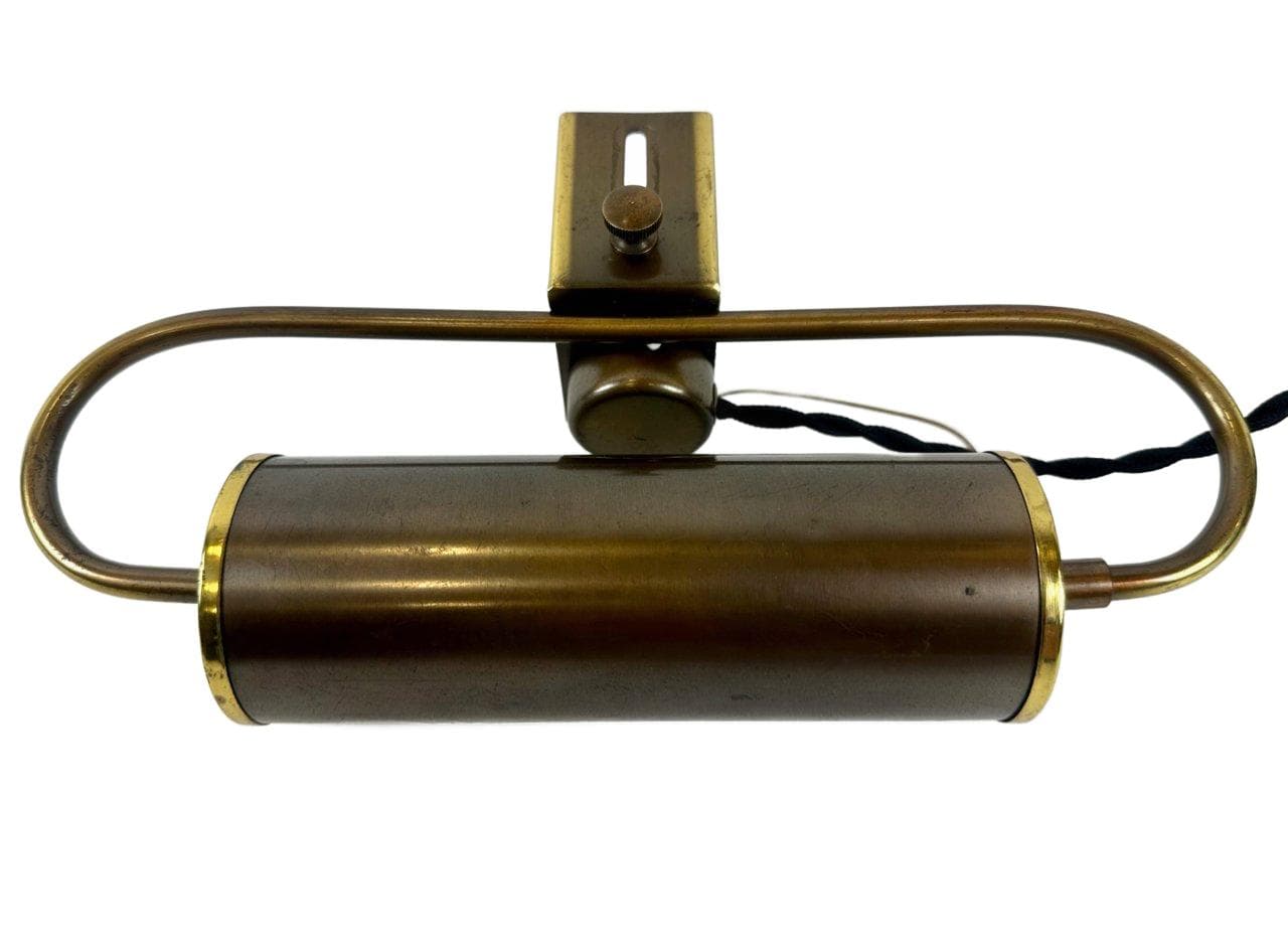 Piano lamp Art Deco, golden brass, Germany, 1930s - 148255