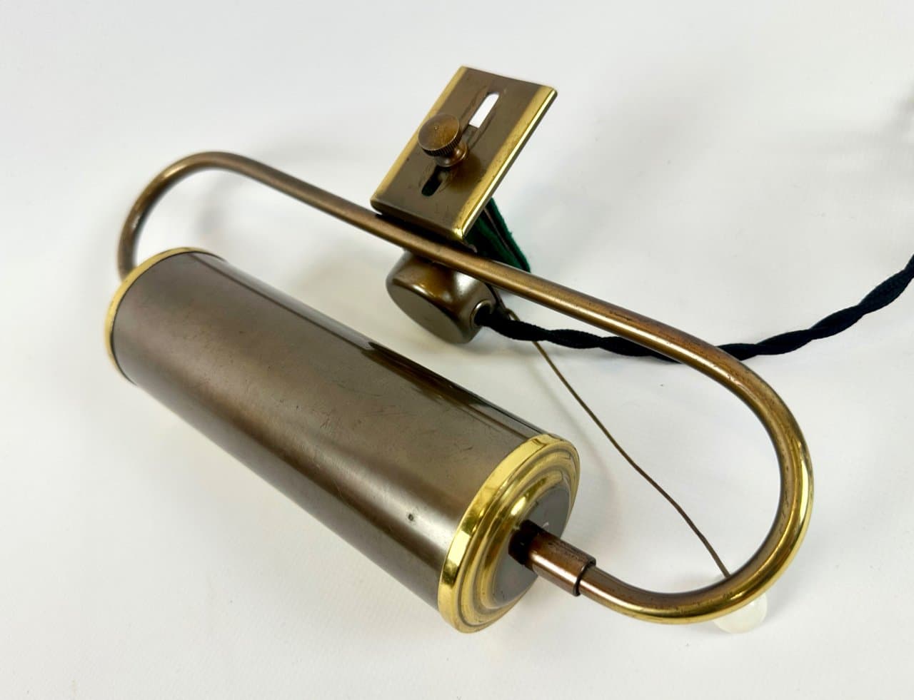 Piano lamp Art Deco, golden brass, Germany, 1930s - 149874