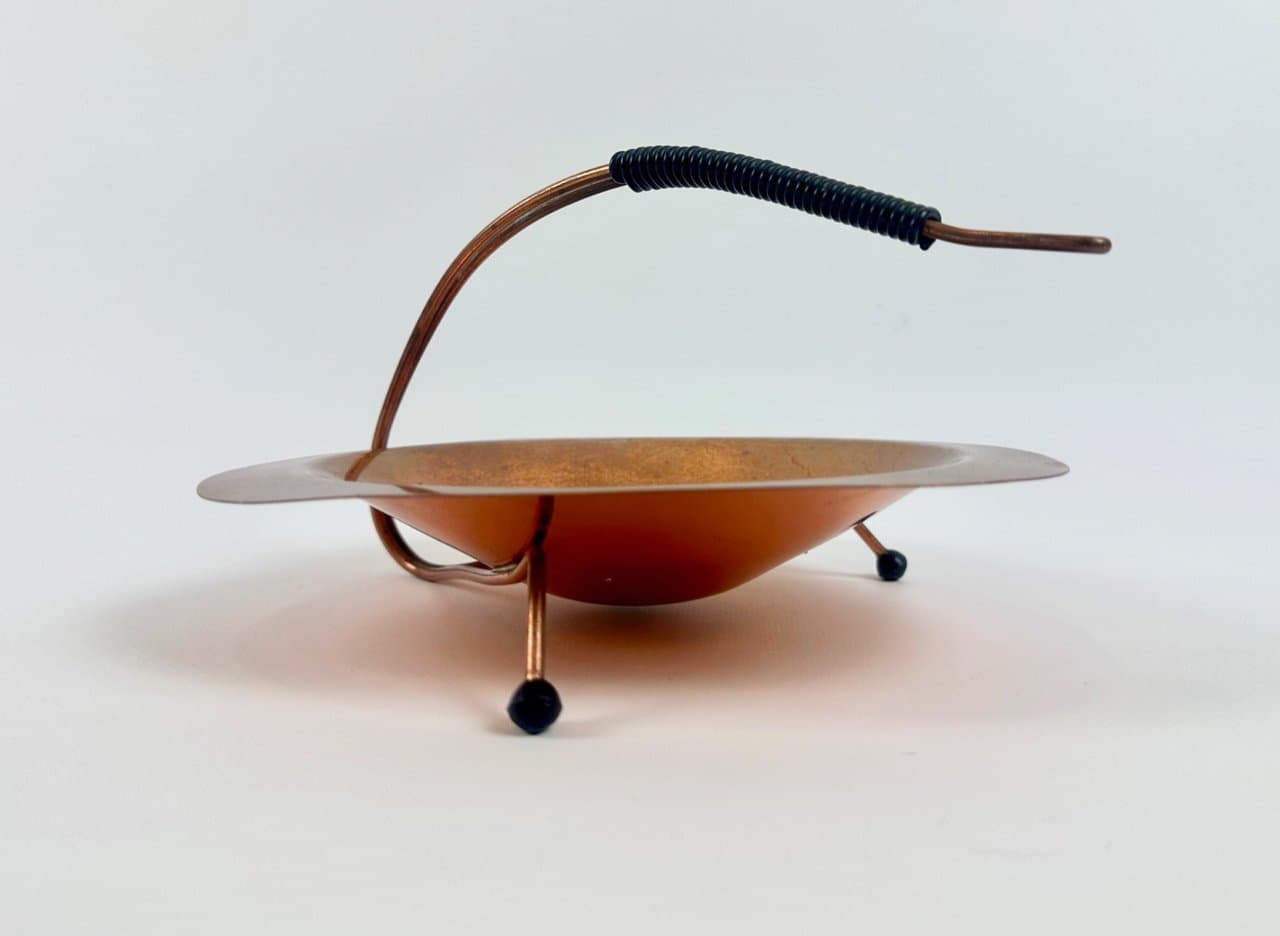 Misa dekoracyjna mid-century modern, miedź, Austria, lata 50. - 149886