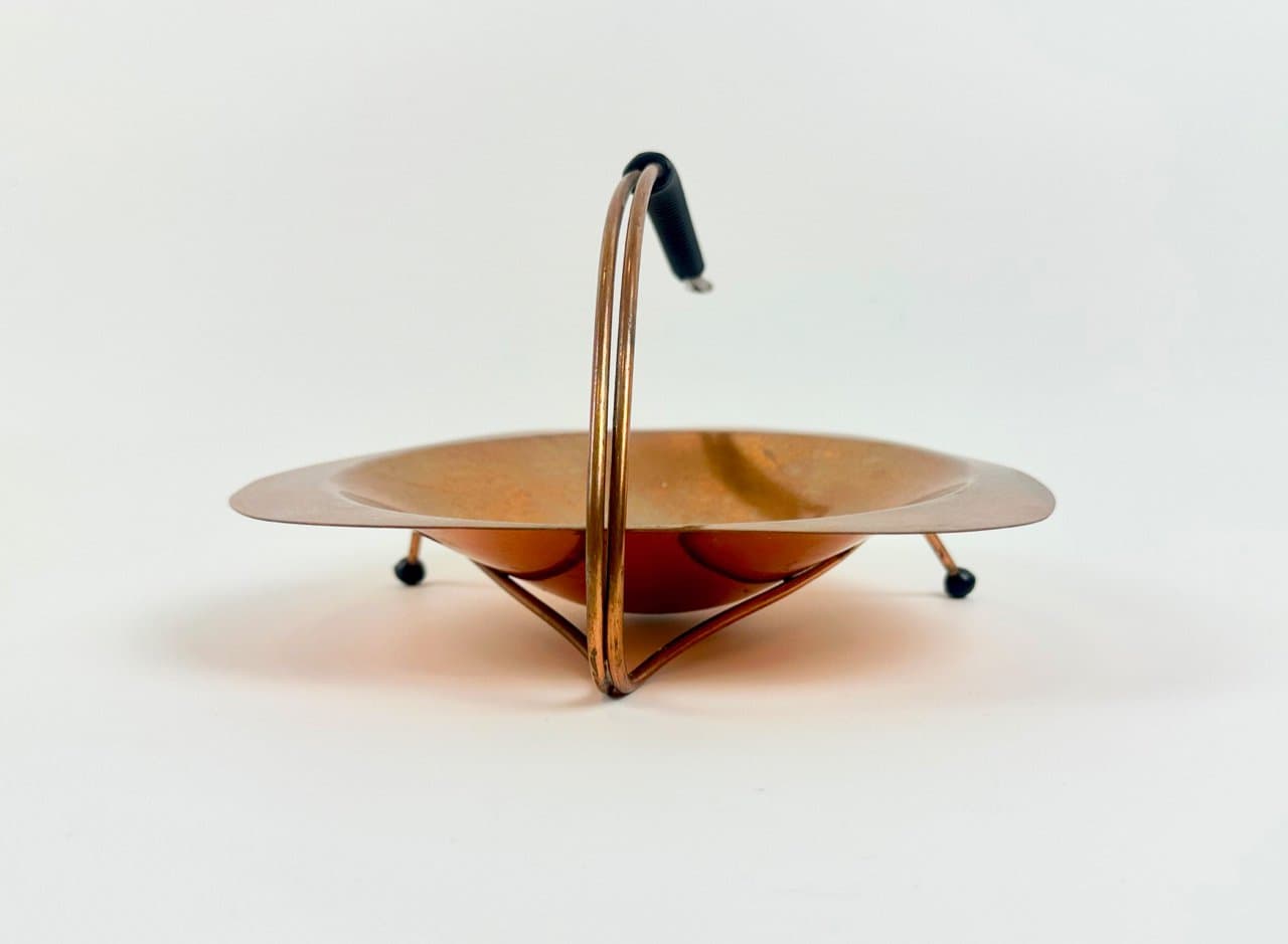 Misa dekoracyjna mid-century modern, miedź, Austria, lata 50. - 149883