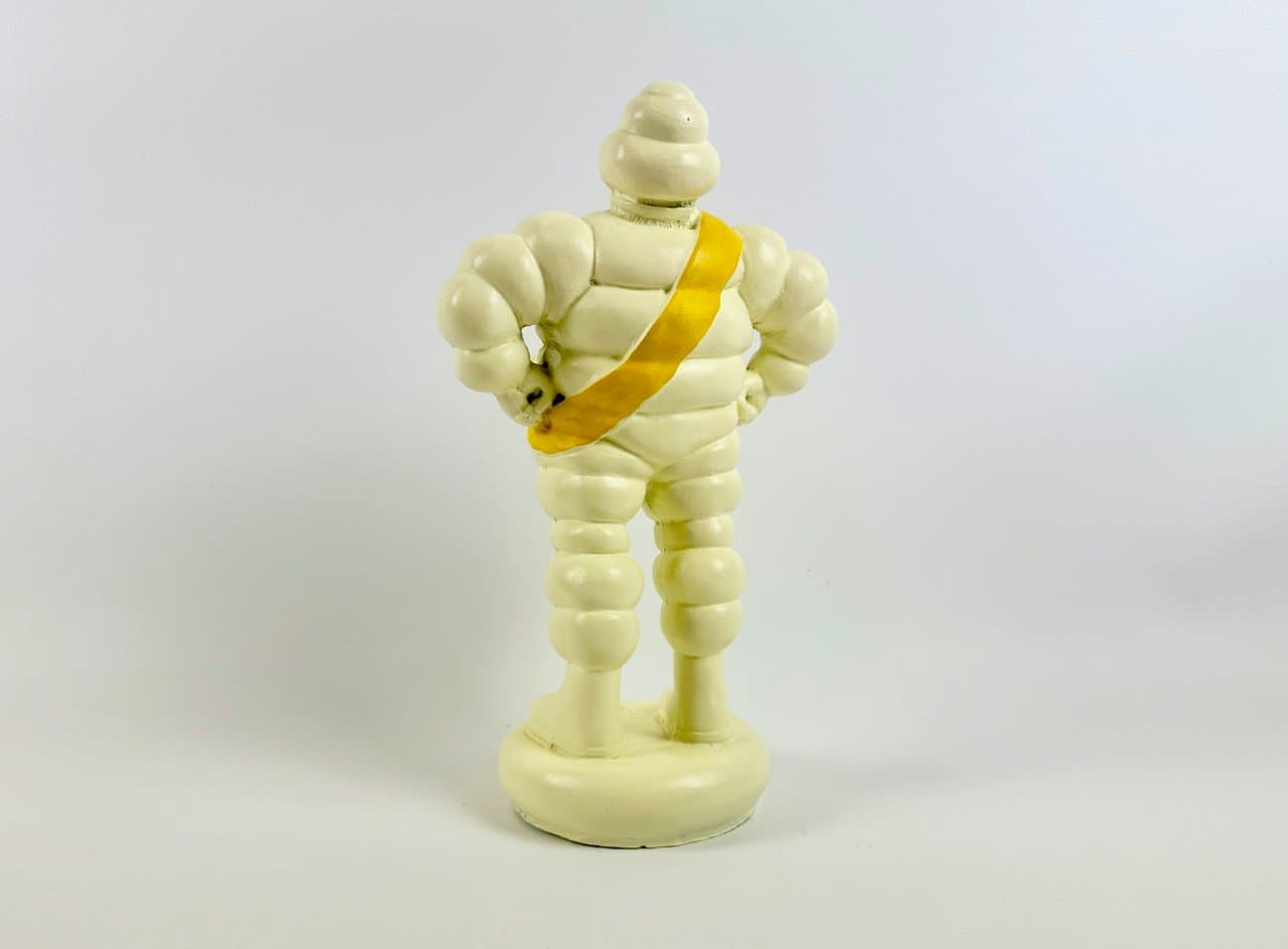 Figurka Bibendum, kość słoniowa, Francja, lata 70. - 149908