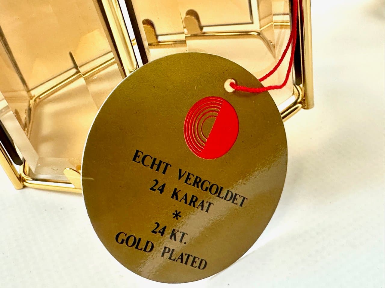 Para kinkietów Model 1720/1, złoto, szkło przydymione, Szwecja, lata 70. - 149934