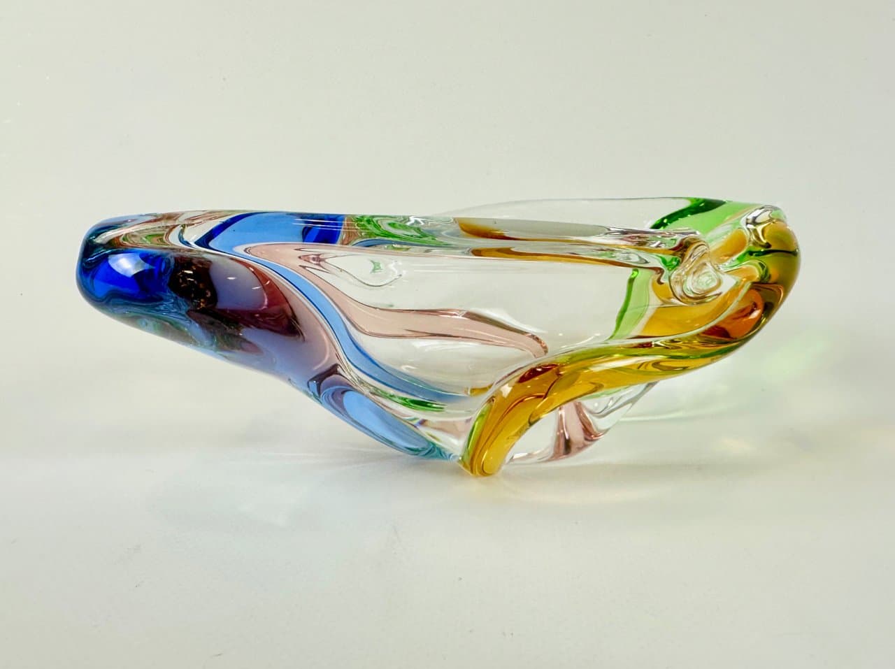 Popielniczka Rhapsody, multikolor, szkło, proj. F. Zemek, Czechy, lata 60. - 149950