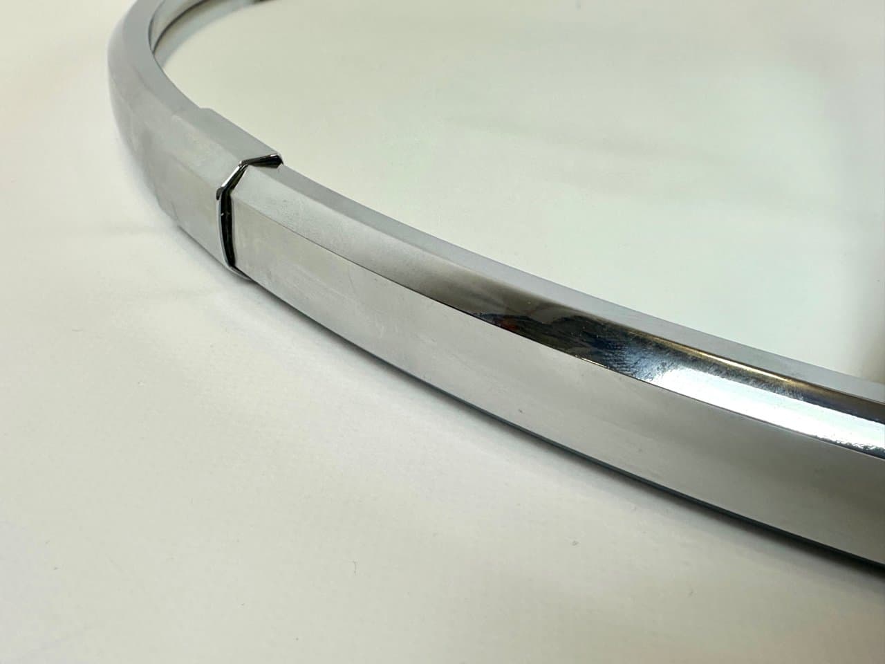 Round Wall Mirror, silver, glass, Germany, 1970s. - 150137