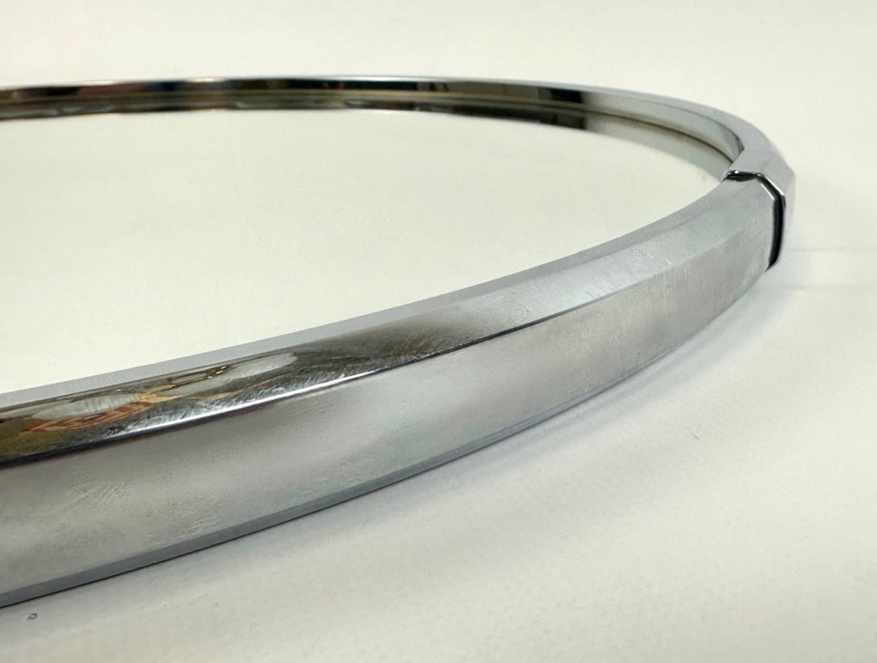 Round Wall Mirror, silver, glass, Germany, 1970s. - 150138