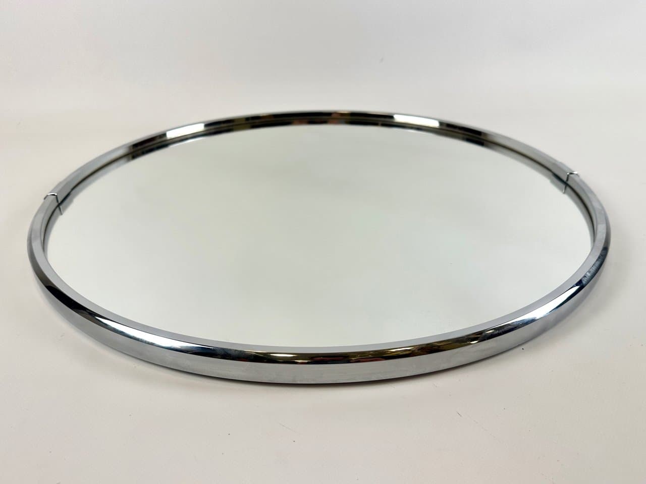 Round Wall Mirror, silver, glass, Germany, 1970s. - 150135