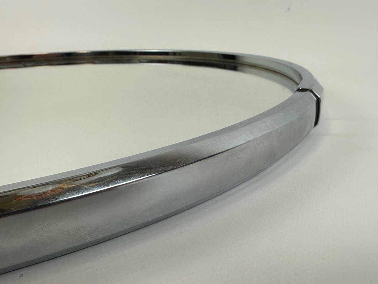 Round Wall Mirror, silver, glass, Germany, 1970s. - 150136