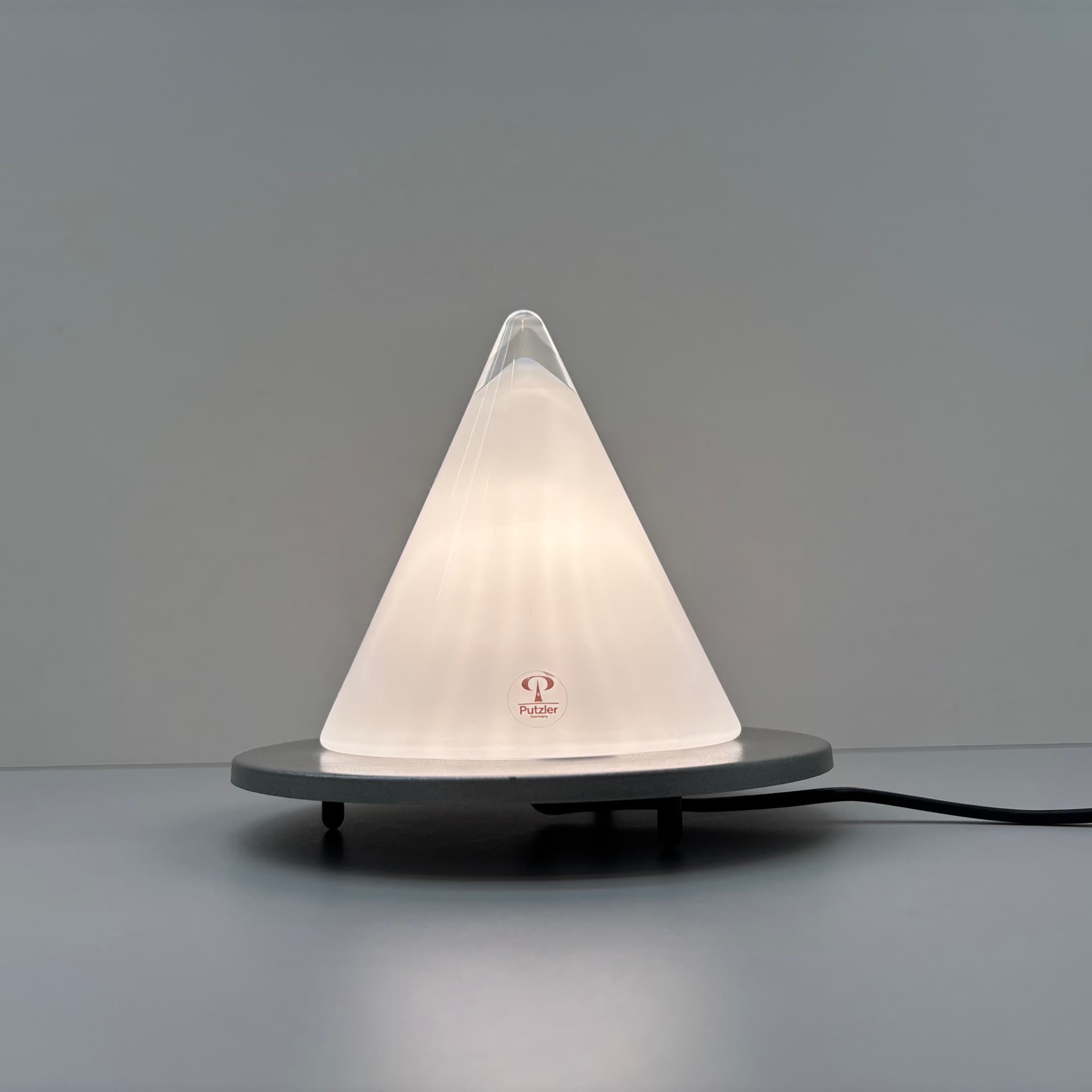 Lampka nocna, ivory white szkło, Peill&Putzler, Niemcy, lata 80. - 131850