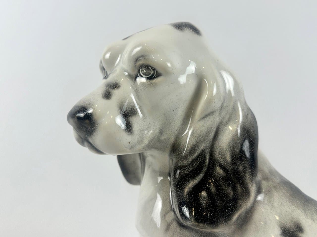 Figurka szczeniaka, kość słoniowa, porcelana, lata 60. - 150211