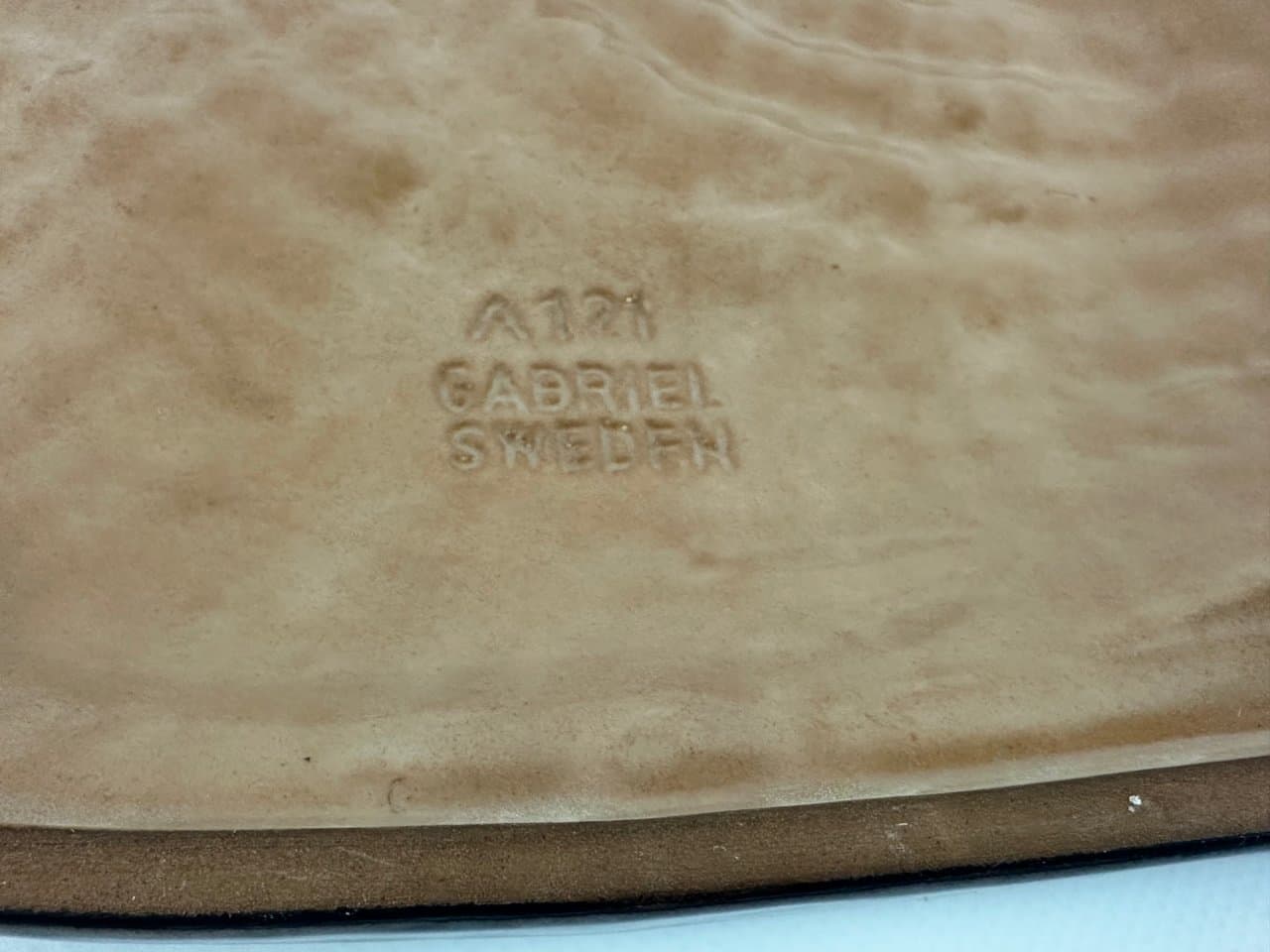 Wall Plaque, grey ceramic, Sweden, 1960s. - 150225