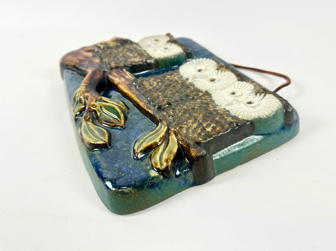 Plakieta ścienna, multikolor, ceramika, Szwecja, lata 60. - 150231