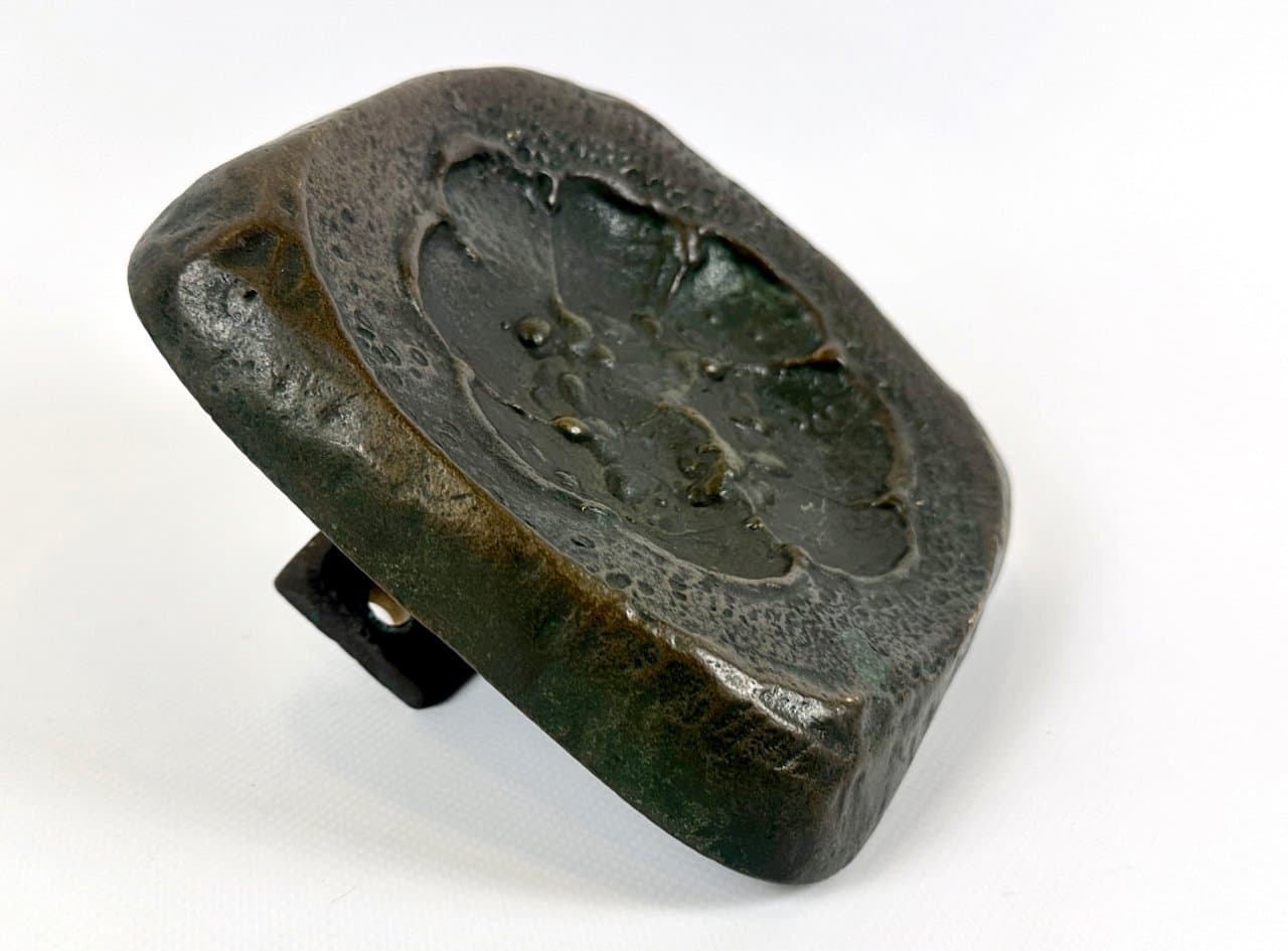 Door handle Alpana, Brutalist, brown, bronze, Germany, 1970s - 150299