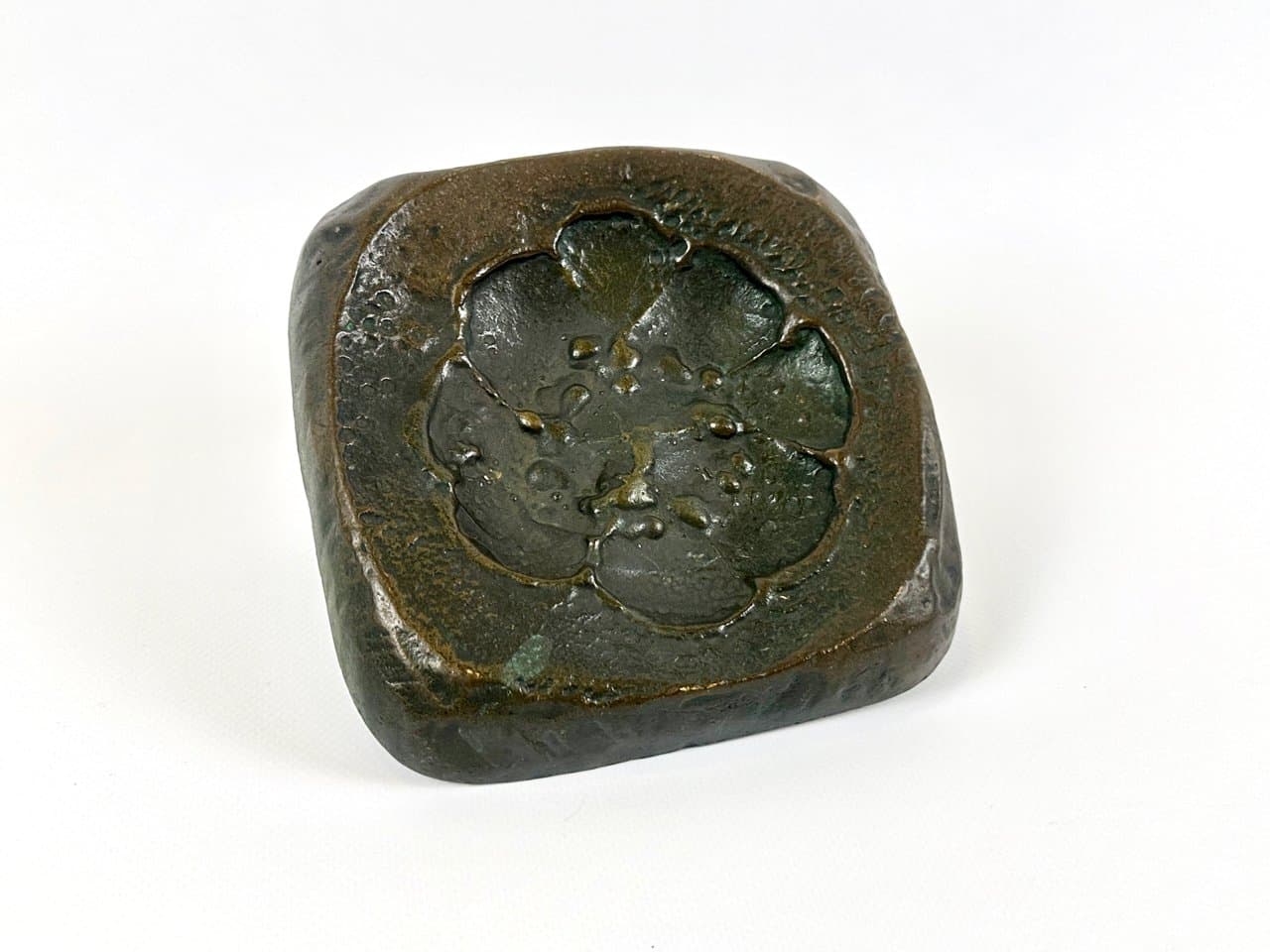 Door handle Alpana, Brutalist, brown, bronze, Germany, 1970s - 150302