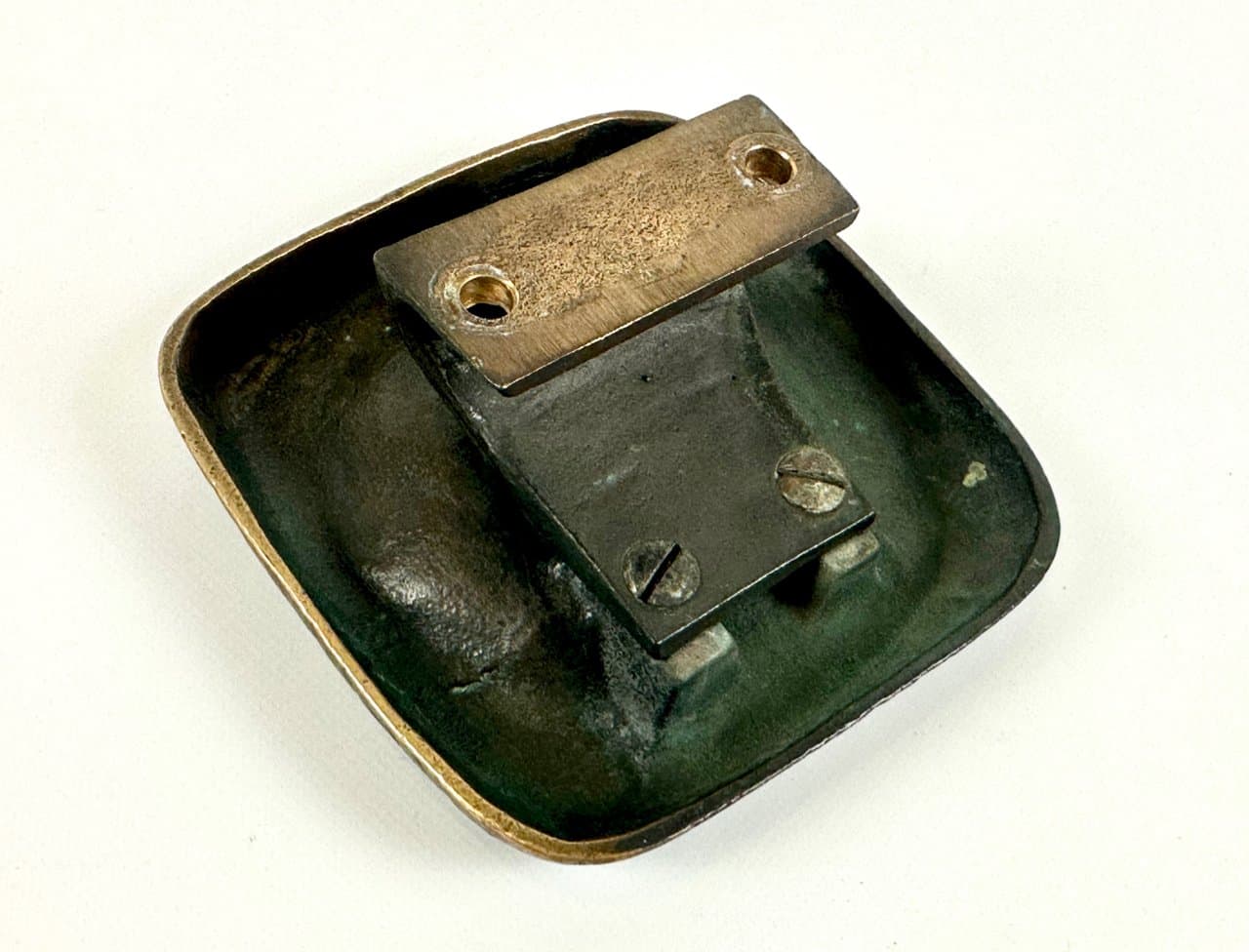 Door handle Alpana, Brutalist, brown, bronze, Germany, 1970s - 150304