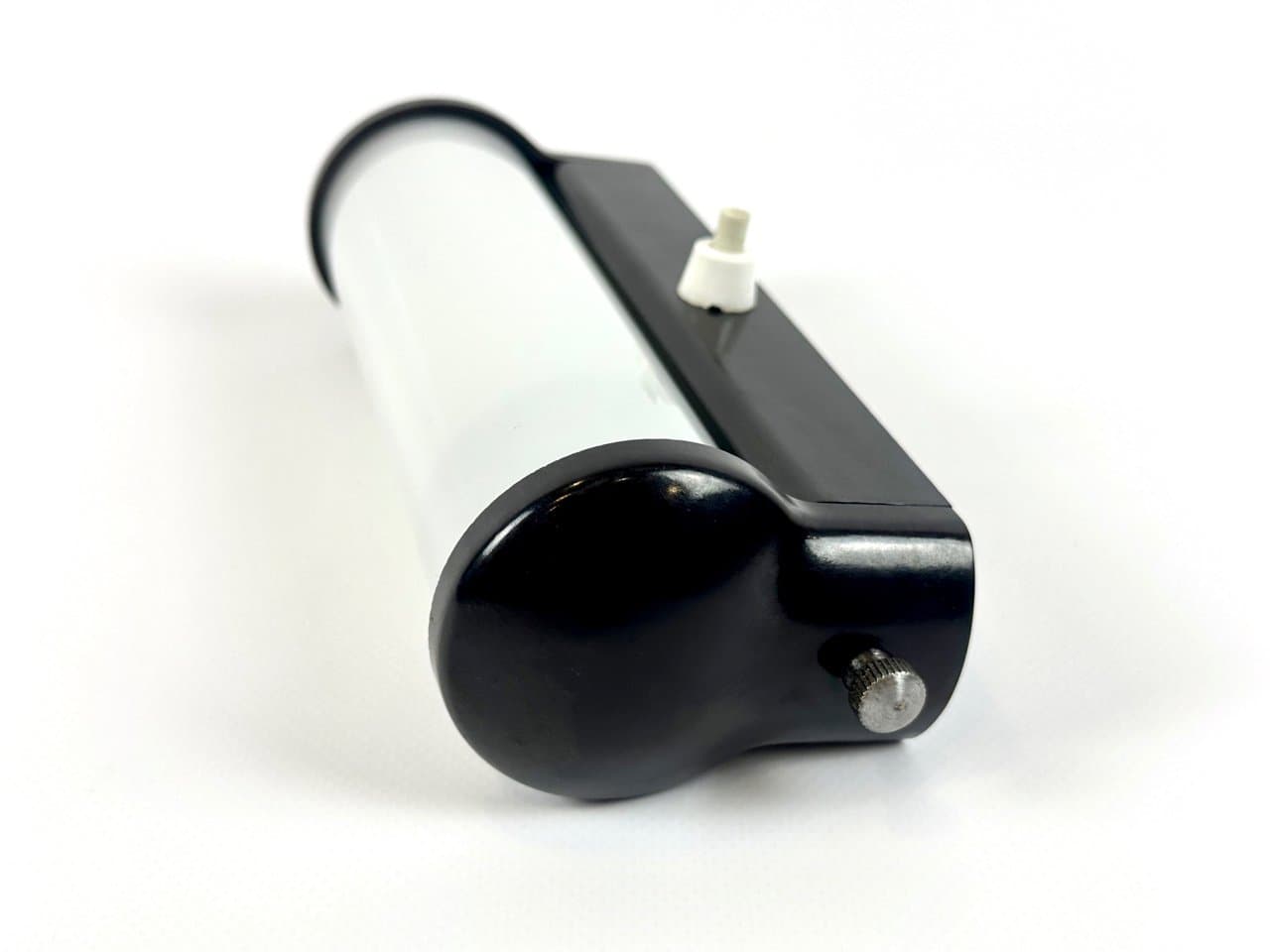 Lampa ścienna Bauhaus, czarny bakelit, szkło, Czechy, lata 30. - 150312