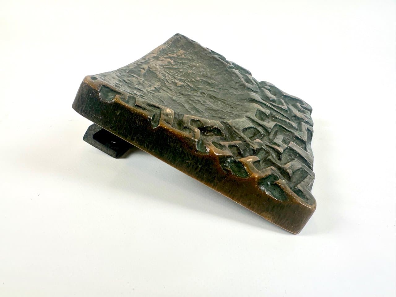 Door Handle Alpana, Brutalist, golden bronze, Germany, 1970s - 150323