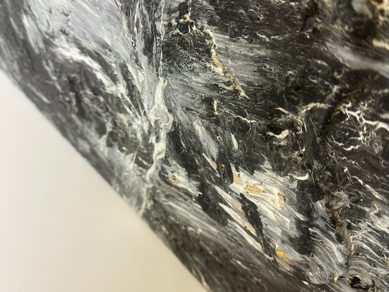 Painting West Mountain, blue grey white, by H. Westergaard, Denmark, 2014 - 150449