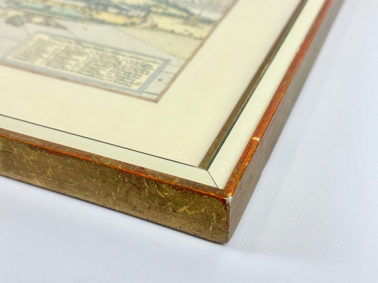 Print View of Stuttgart in 1592, copper multicolor, Germany, 1980s - 150502