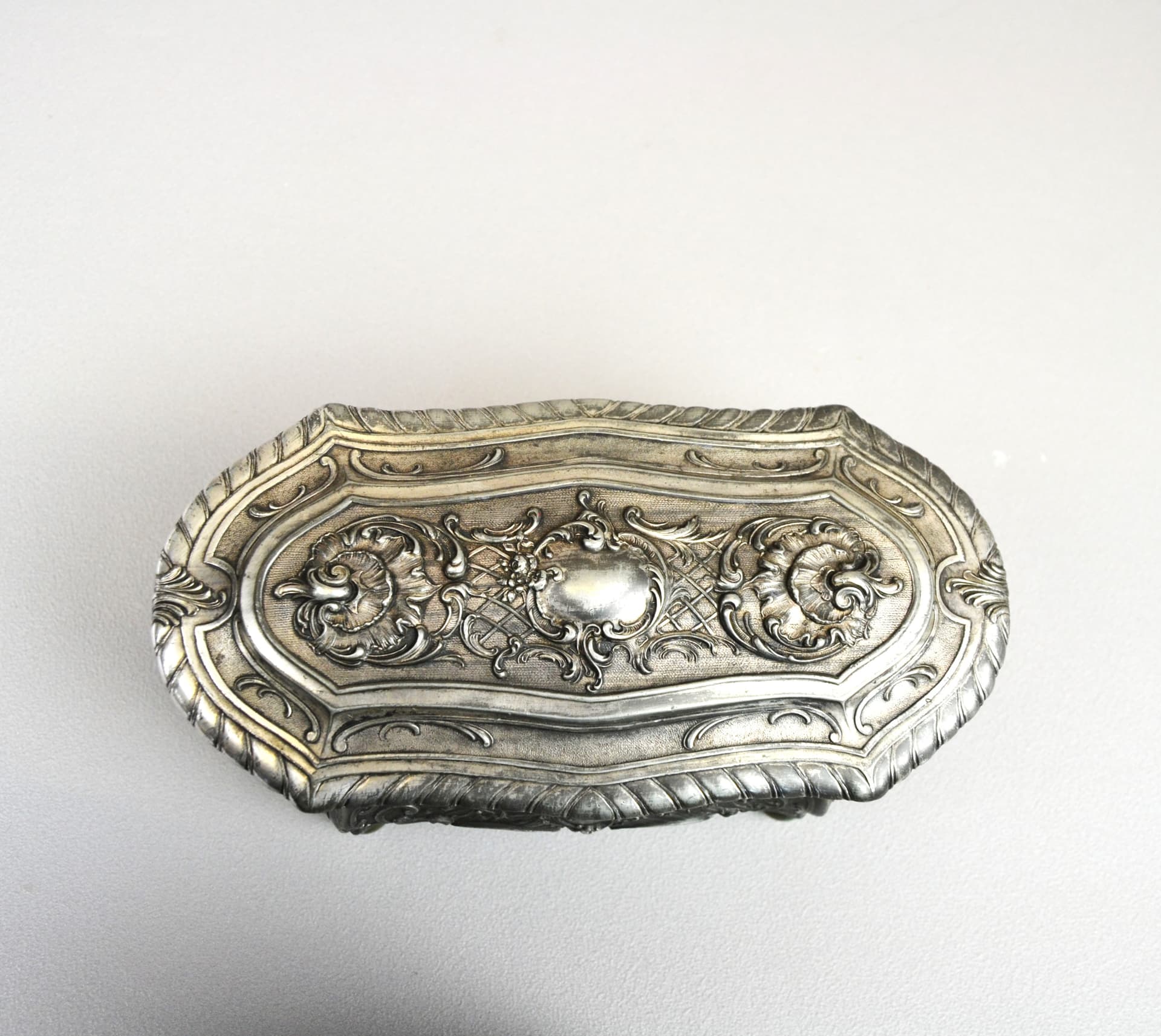 Decorative Box Rococo, silver metal, WMF, Germany, 19th c. - 1087