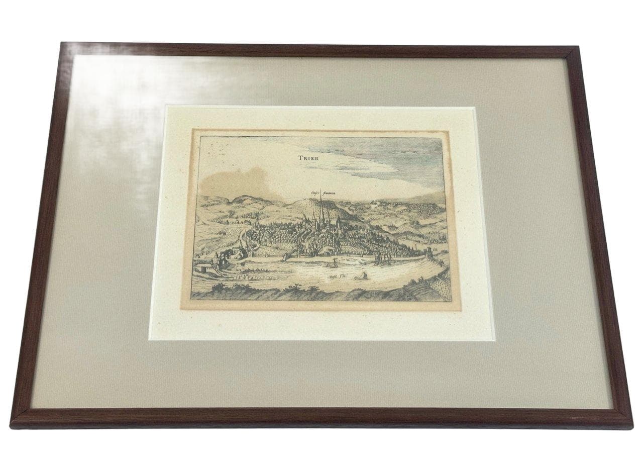 Copperplate Engraving Trier, beige, by P. Bertius, P. Kaerius, Netherlands, 18th c. and before - 148332