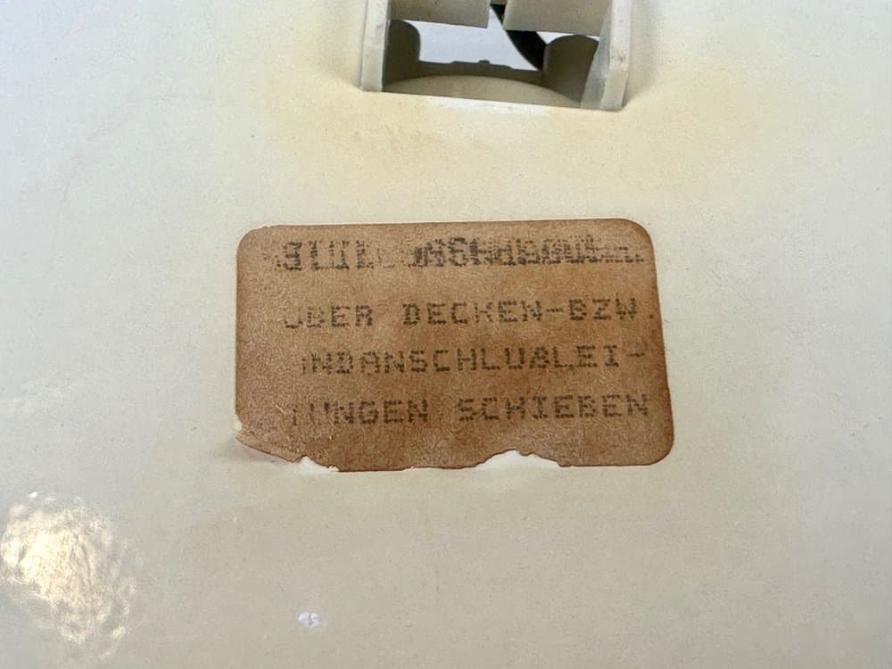 Lampa sufitowa postmodernistyczna, mosiądz złoty, Niemcy, lata 70. - 150618