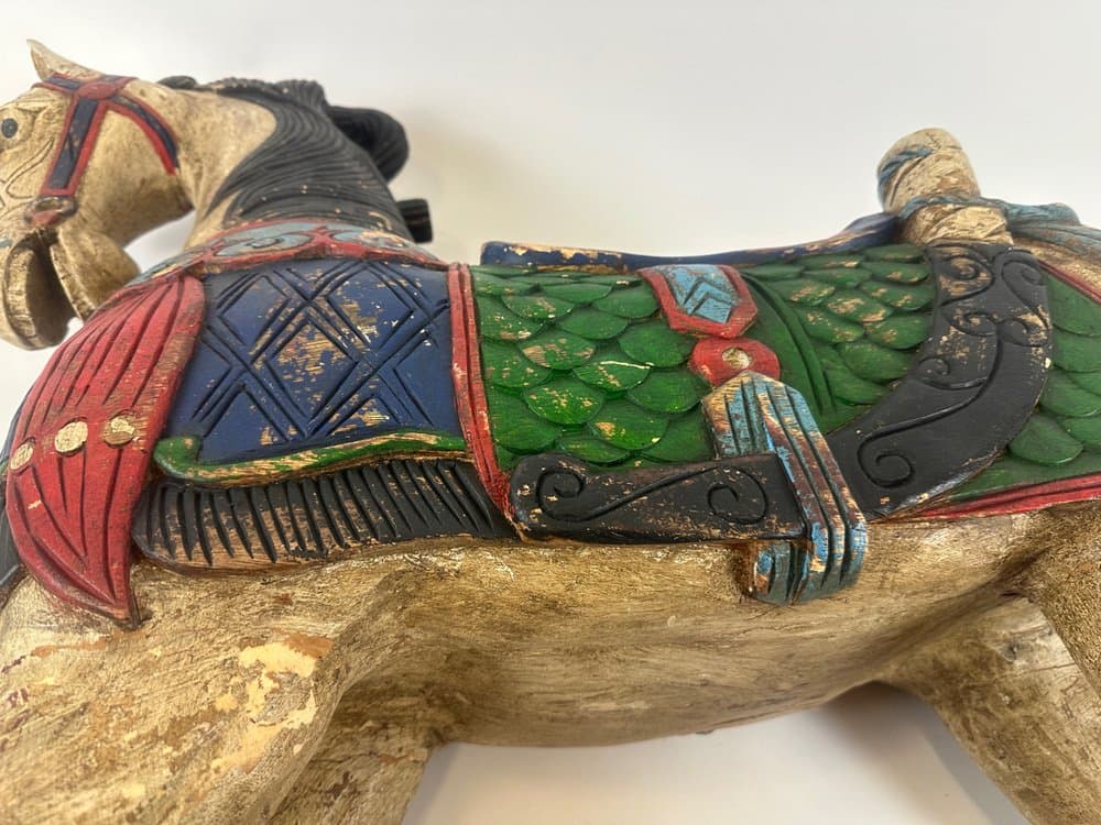 Horse figurine, hand-painted, wood, Germany, 19th c. - 150625