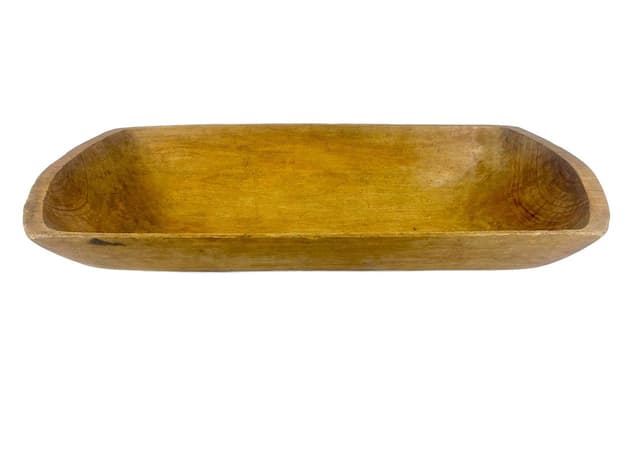 Trough, light brown linden wood, Germany, 19th c. - DIMENSION