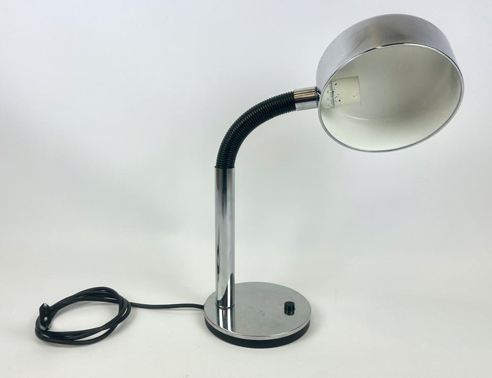 Desk Lamp Bauhaus, silver steel, Germany, 1960s - 150730