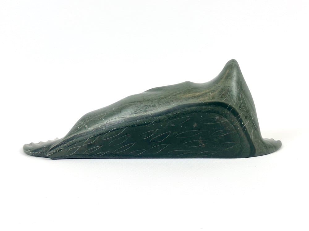 Rzeźba foki, mydłowiec srebrny, art. S. Meeko Nastapoka, Kanada, lata 50. - 151108